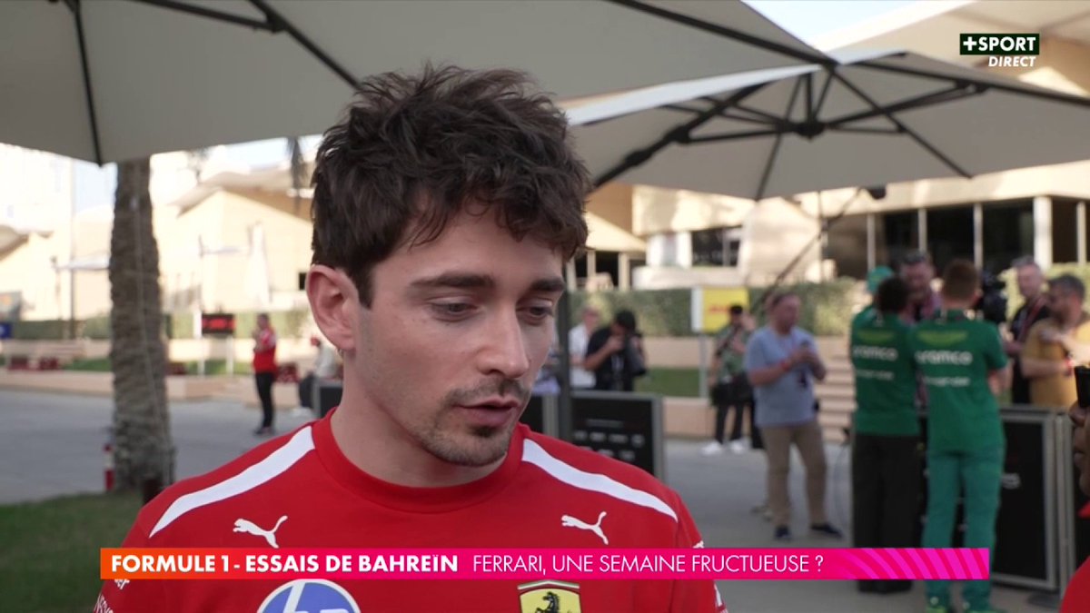 "C'est très compliqué de savoir à quel point les autres cachent leur jeu. Je suis content, on avance bien. Ça a été des tests plutôt bons" Charles Leclerc livre un bilan positif de ces 3 jours de tests pour Ferrari 🔴 #F1