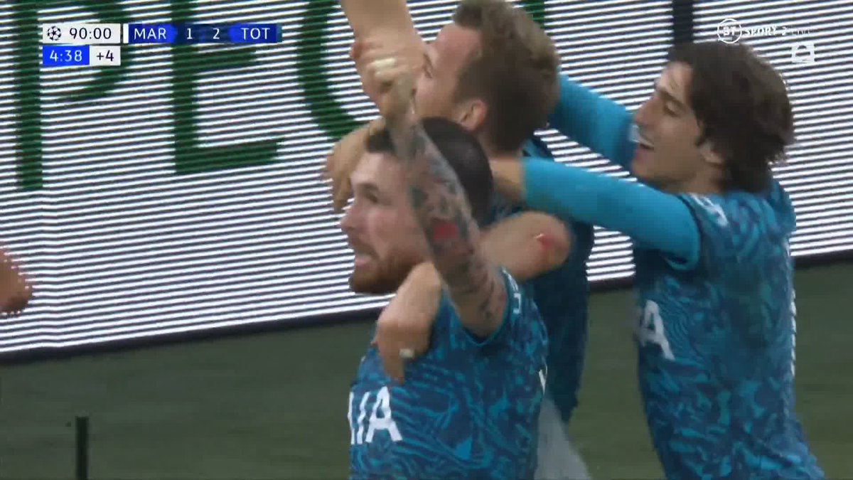 Igor Tudor on the pitch as #thfc wheeled away on the counter-attack to score a last-minute winner away at Marseille in the UCL in 2022! 😂