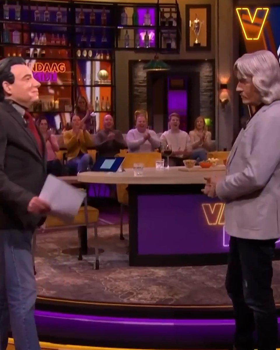 Johan Derksen en Wilfred Genee zijn helemaal klaar voor carnaval! 🤣🤣 #vandaaginside #carnaval