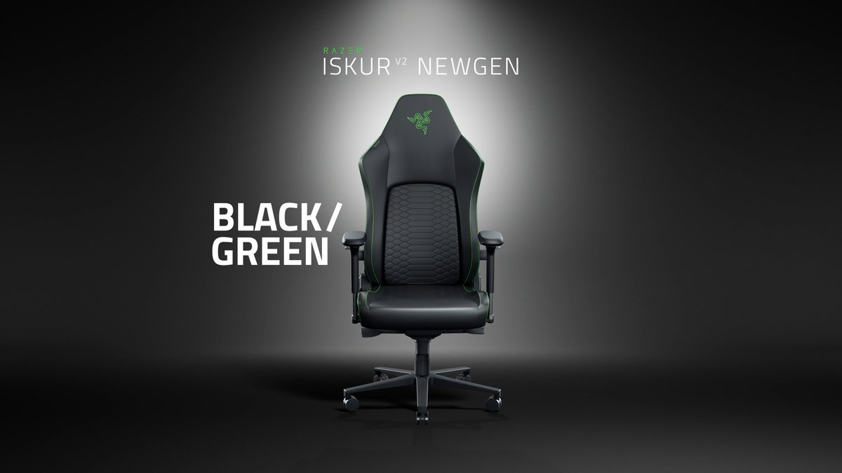 The wait is over. The Razer Iskur V2 NewGen is officially available now: First revealed at CES, the Razer Iskur V2 NewGen expands the Iskur V2 lineup with another way to experience its signature ergonomics. Featuring the Razer HyperFlex Lumbar Support System and breathable CoolTouch material, it’s built for peak ergonomics and all-day comfort.