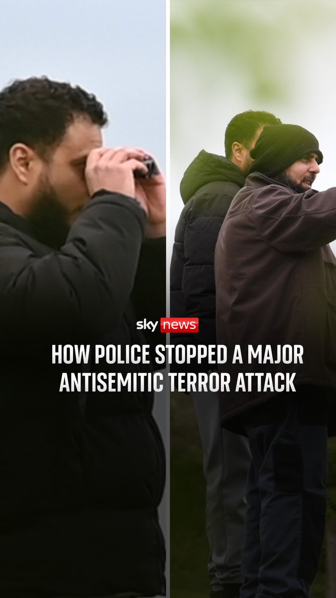 Two Islamic State inspired extremists have been sentenced to decades in jail for plotting a gun attack on Manchester's Jewish community. Sky's Shingi Mararike reports ⬇️