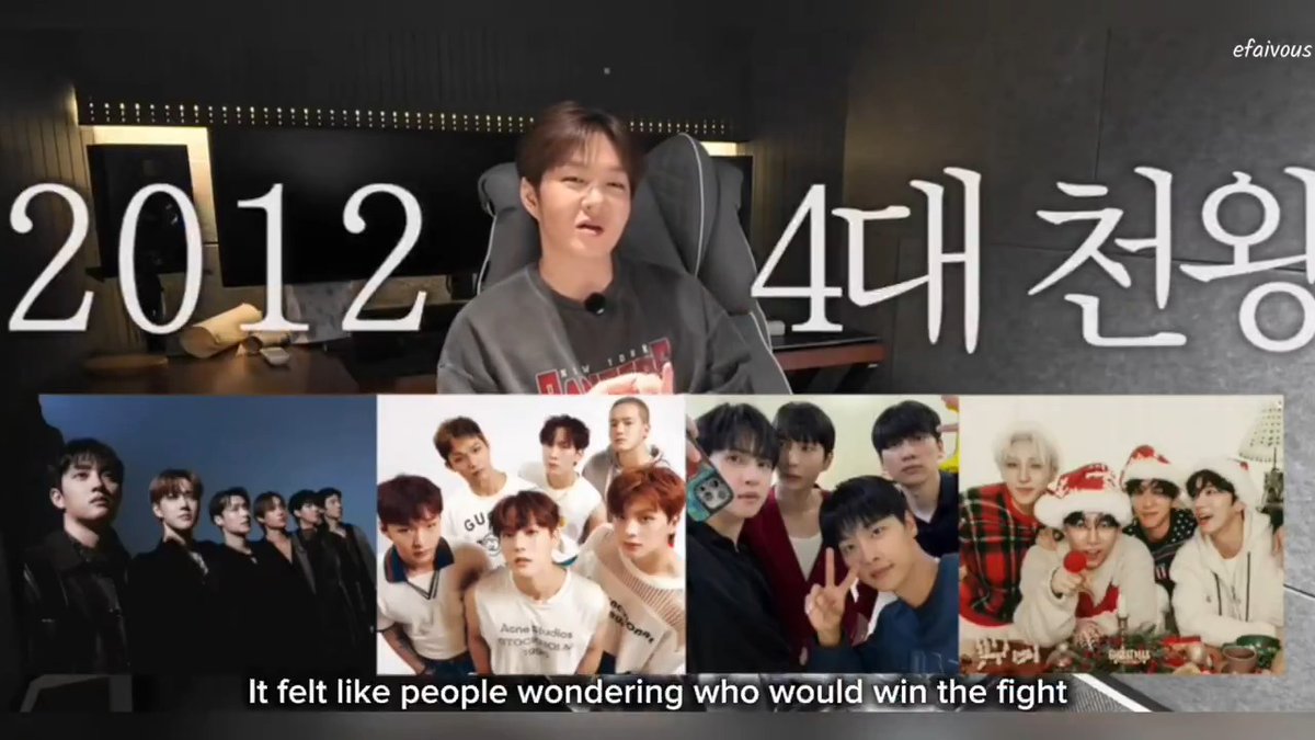 Changsub talking about the 2012 bgs and their "blooming" era B.A.P who started strong since debut, EXO followed with Growl in 2013, VIXX with Error in 2014, then #BTOB gained recognition in 2015 with It's Okay He also mentioned NU'EST who eventually got their momentum too 🥹🫶