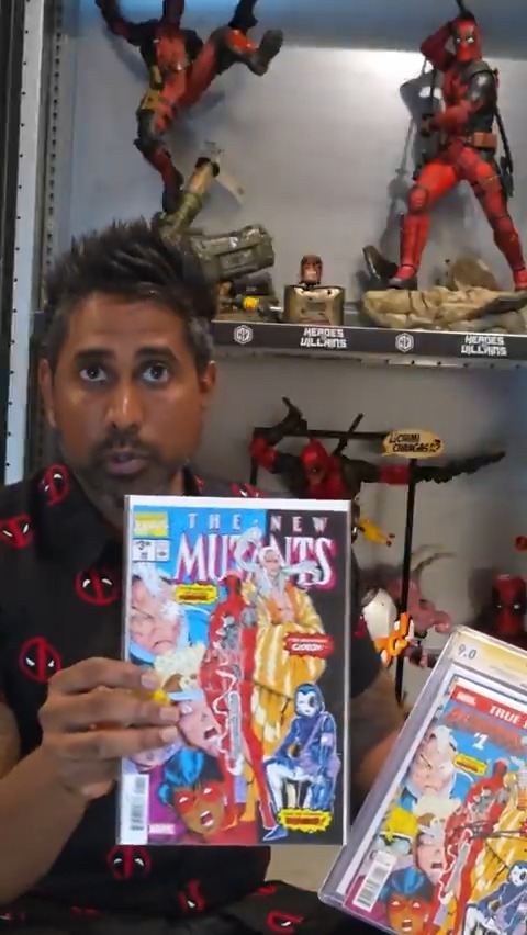 Largest collection of Deadpool memorabilia - 4,250 items assembled by Gareth Pahliney ⚔️