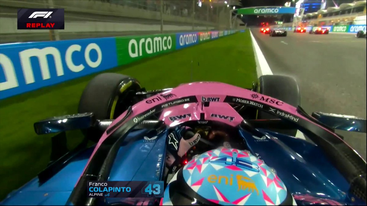 Fin de séance étrange pour Colapinto 🫨 #F1 #F1testing