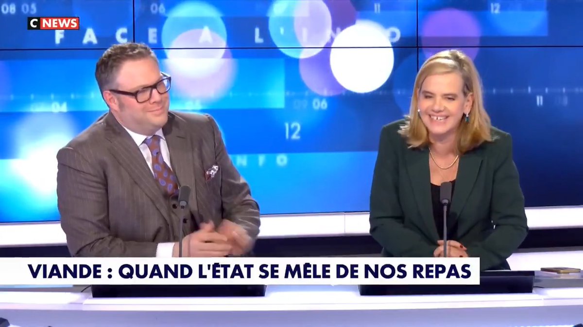📺 « Avant la viande était neutre, aujourd’hui, comme les enfants et la voiture, c’est devenu de droite. Certains militants écologistes dénoncent maintenant le comté : après la viande il va y avoir le fromage ! » Gabrielle Cluzel sur Face à l’Info (CNEWS)