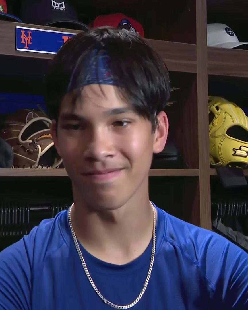 Jonah Tong says he's looking to continue developing his offspeed pitches this spring