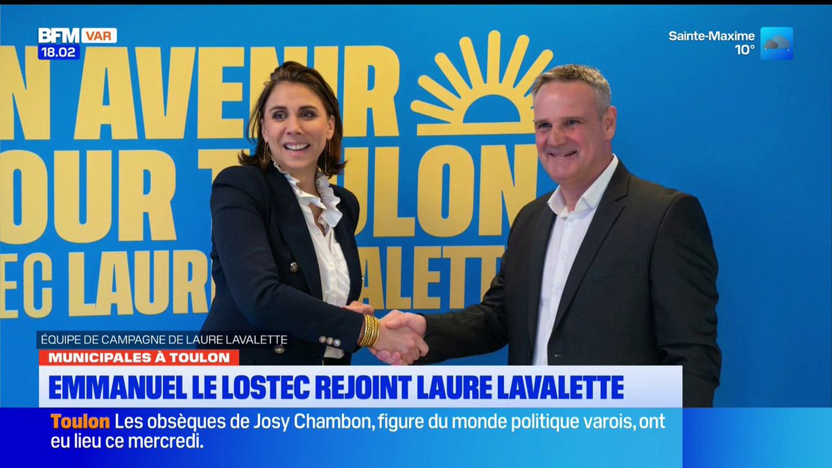 Toulon/Municipales: l'écologiste Emmanuel Le Lostec n'est plus candidat mais rejoint Laure Lavalette