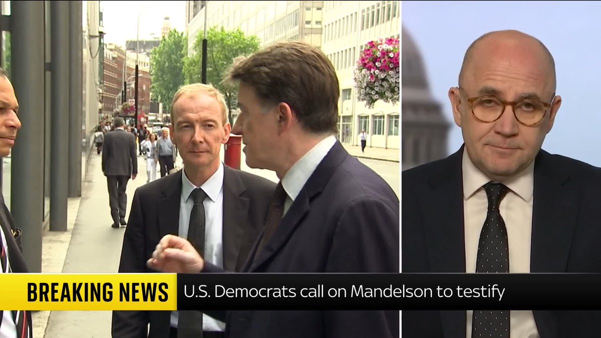 Two Democrats on the U.S. House Oversight Committee have written to Peter Mandelson asking him to attend an interview with the committee about "the crimes of Jeffrey Epstein". Mandelson has repeatedly denied all wrongdoing related to Epstein. David Blevins reports ⬇️