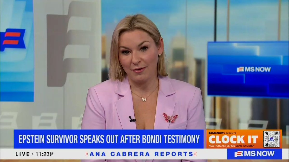 Epstein survivor Danielle Bensky: There were 3 times that Pam Bondi could have turned around and just looked us in the eye for one moment. Just the sheer acknowledgement that we were human would have been enough. And she couldn't even do that. She did everything in her power to remind us that we are nothing to her.