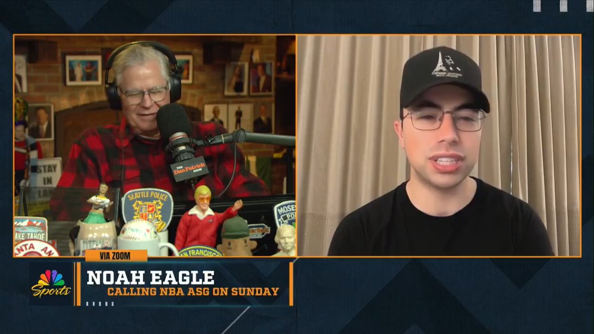 "The hope is I can bridge the gap between those two are 22, and those who are 72 that are tuning in." – Noah Eagle on becoming the youngest (29) to ever call an NBA All-Star Game on Sunday.