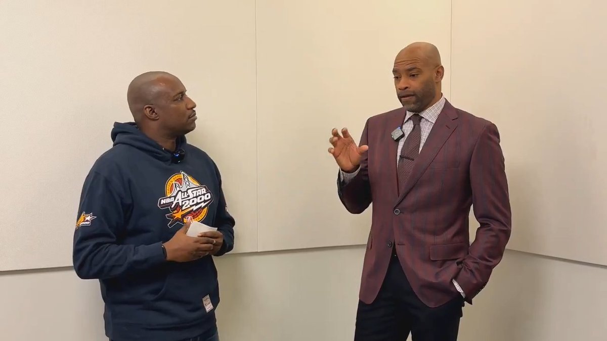 As an honorary coach of one of the Rising Stars teams tonight, Vince Carter chatted with Marvin Prince about some of the bright stars in today's NBA🏀