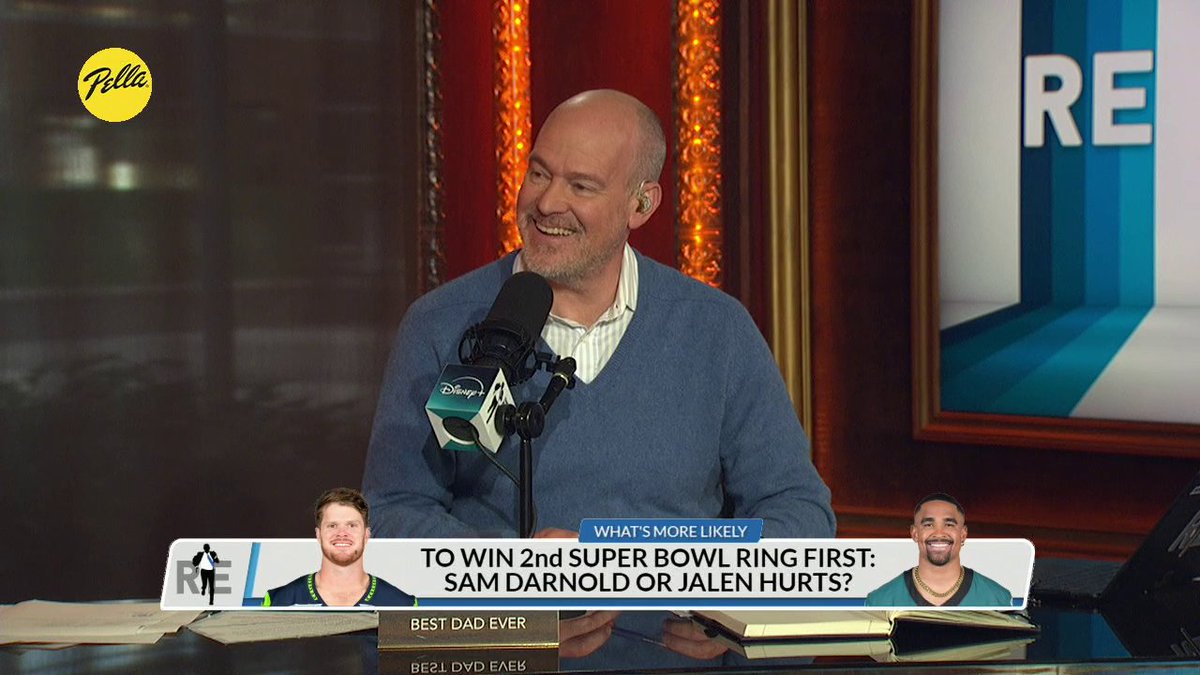 Which quarterback is more likely to get their second Super Bowl win first: Sam Darnold or Jalen Hurts? ⬇️ (via Rich Eisen Show)