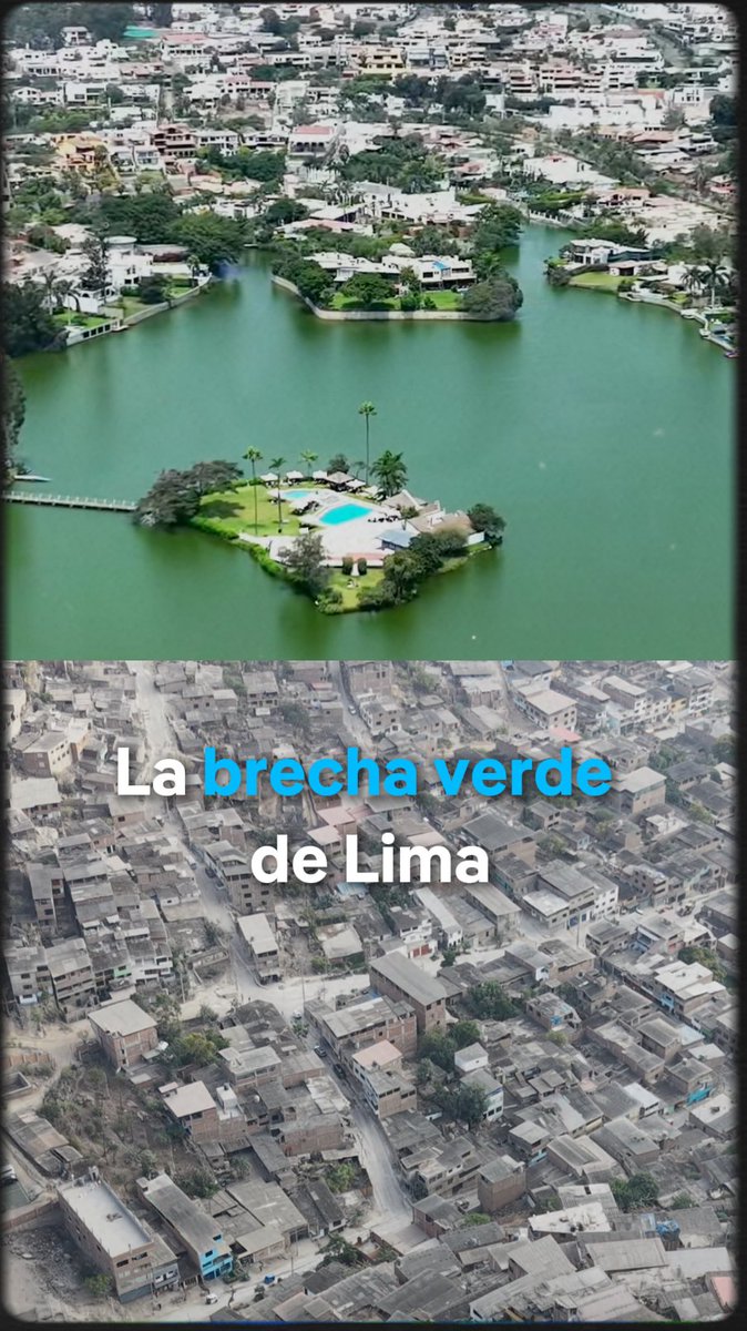 Áreas verdes en Lima: el mapa de la desigualdad Piscinas y vegetación en urbanizaciones exclusivas; cerros, polvo y calles sin árboles al otro lado. En la capital de Perú, algunos distritos superan los 11 m² de áreas verdes por habitante y otros no llegan ni a 1 m². No se trata solo de paisaje: es salud y calidad de vida. Algunos ciudadanos intentan revertir la brecha plantando y rescatando árboles ante la inacción municipal. ¿Derecho o privilegio?