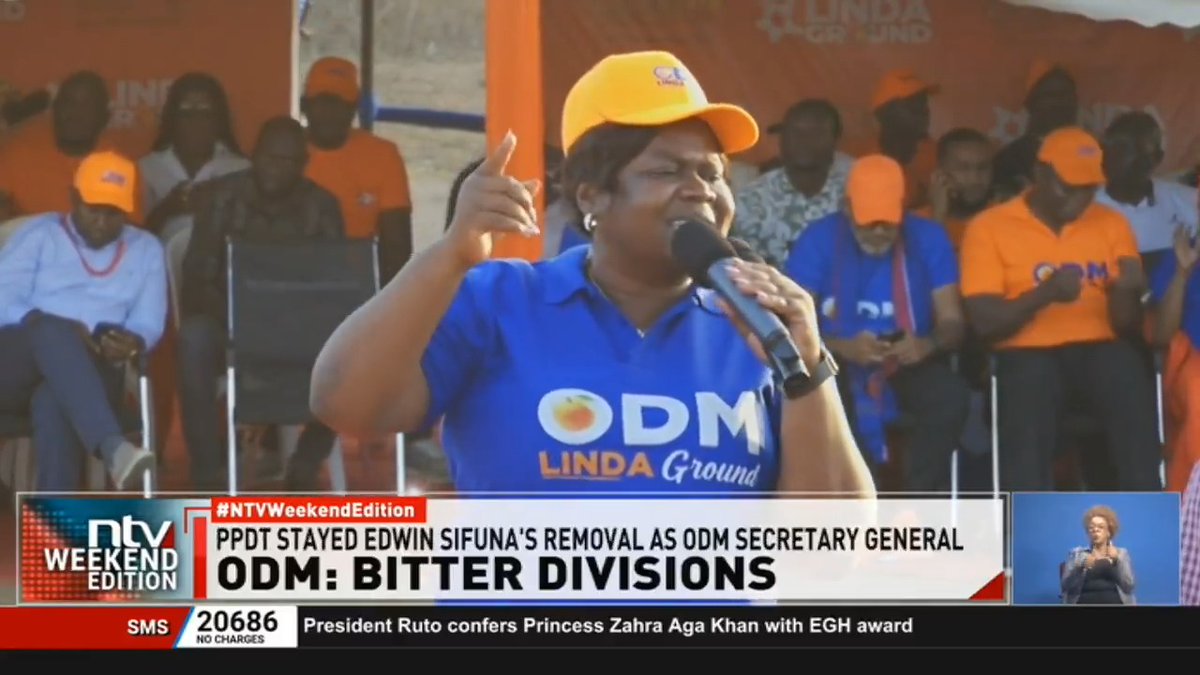 ODM top leadership has insisted that Nairobi Senator Edwin Sifuna is no longer the party’s Secretary General, despite the Political Parties Disputes Tribunal halting the decision by the NEC to oust him. #NTVWeekendEdition Michelle Ngele-Odhiambo
