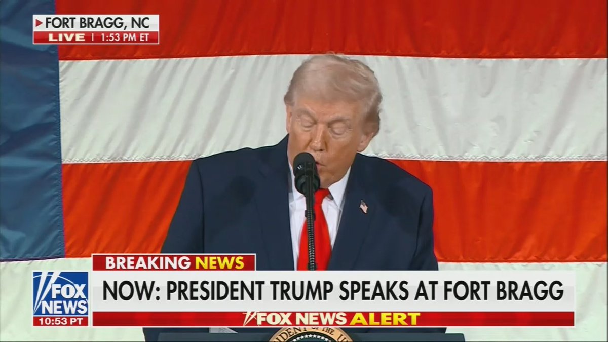 Trump: We're also purchasing 30 new and modified Abrams tanks. Was named in honor of Stacey Abrams. Only a few very political people would understand that. Congratulations. Thank you very much for a great name, Stacey.