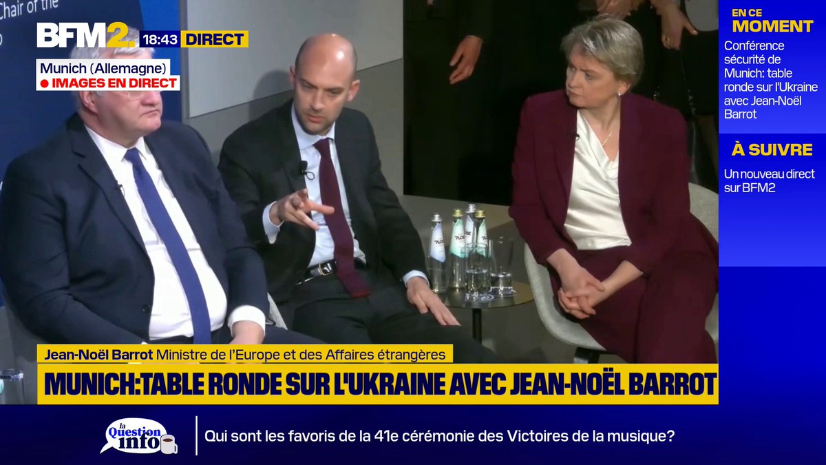 💬"Vladimir Poutine ruine la nation russe" Le ministre de l’Europe et des Affaires étrangères, Jean-Noël Barrot, estime que l'opération spéciale de Vladimir Poutine en Ukraine est "un échec total" #BFM2