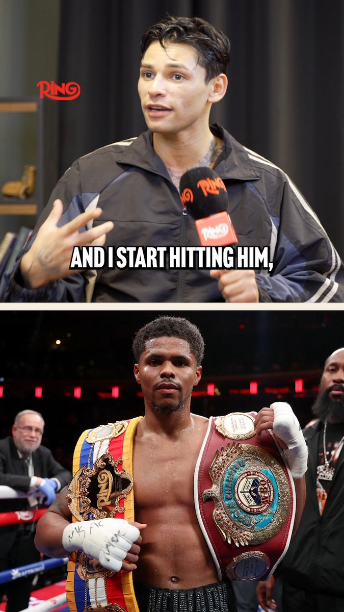 Ryan Garcia believes Shakur Stevenson will have a tough time with him in the ring 😳 Watch the full interview with Mike Coppinger 📺 The Ring: High Stakes | Exclusively on DAZN | Feb 21st in Las Vegas 🥊