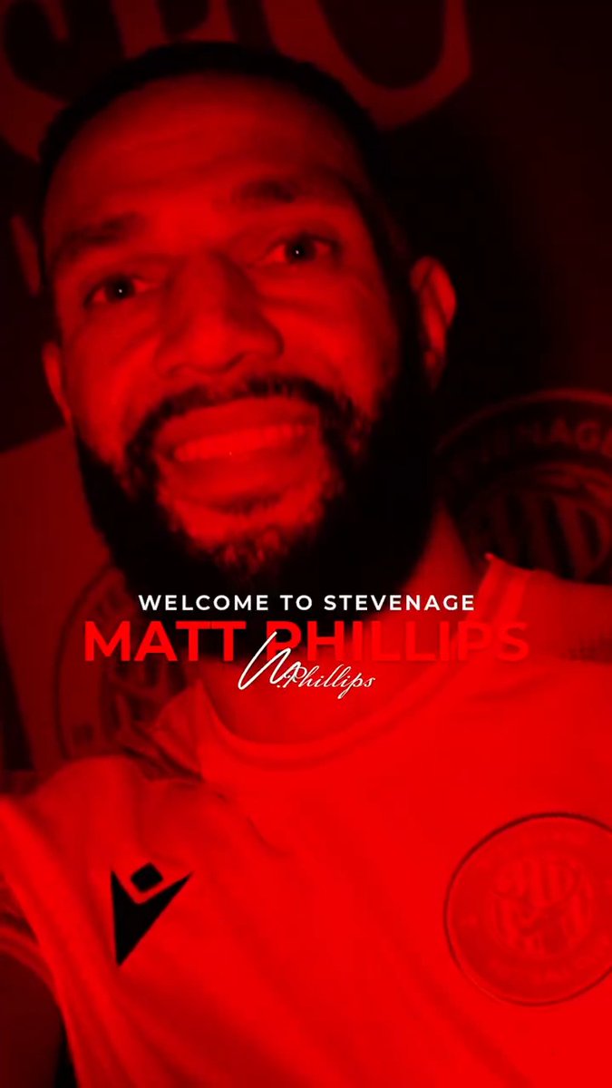 Welcome to #StevenageFC, Matt Phillips! ✍️