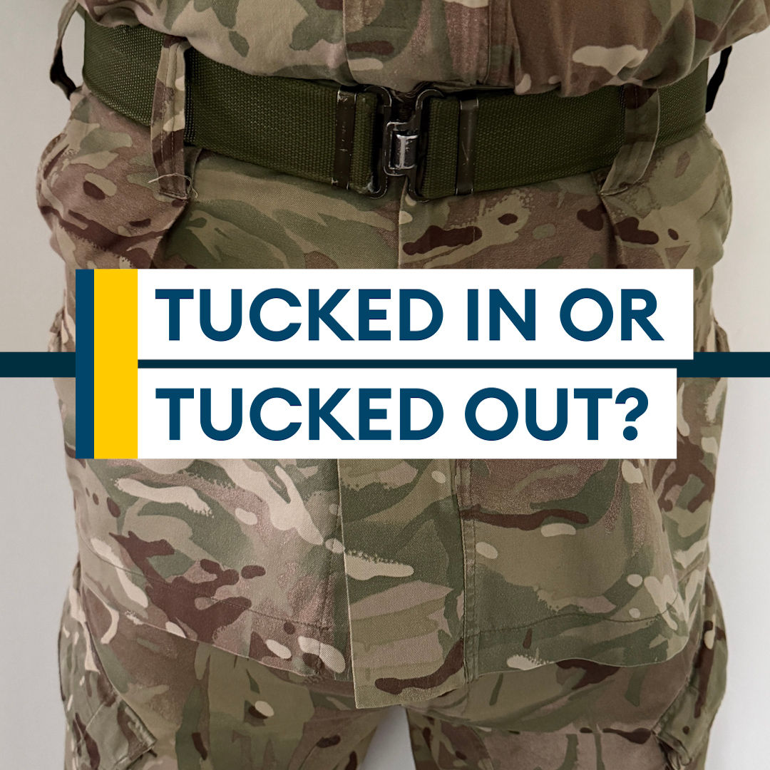 Tucked in, or tucked out?🤔 Sian Grzeszczyk talks us through some appearance policy changes in the RAF, but what do you think of them?💬