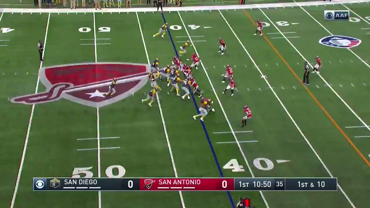 Seven years ago, the Alliance of American Football (AAF) began its season (which only lasted a few weeks). However, here is the most memorable play in the leagues’ history during its first game between San Diego Fleet-San Antonio Commanders.