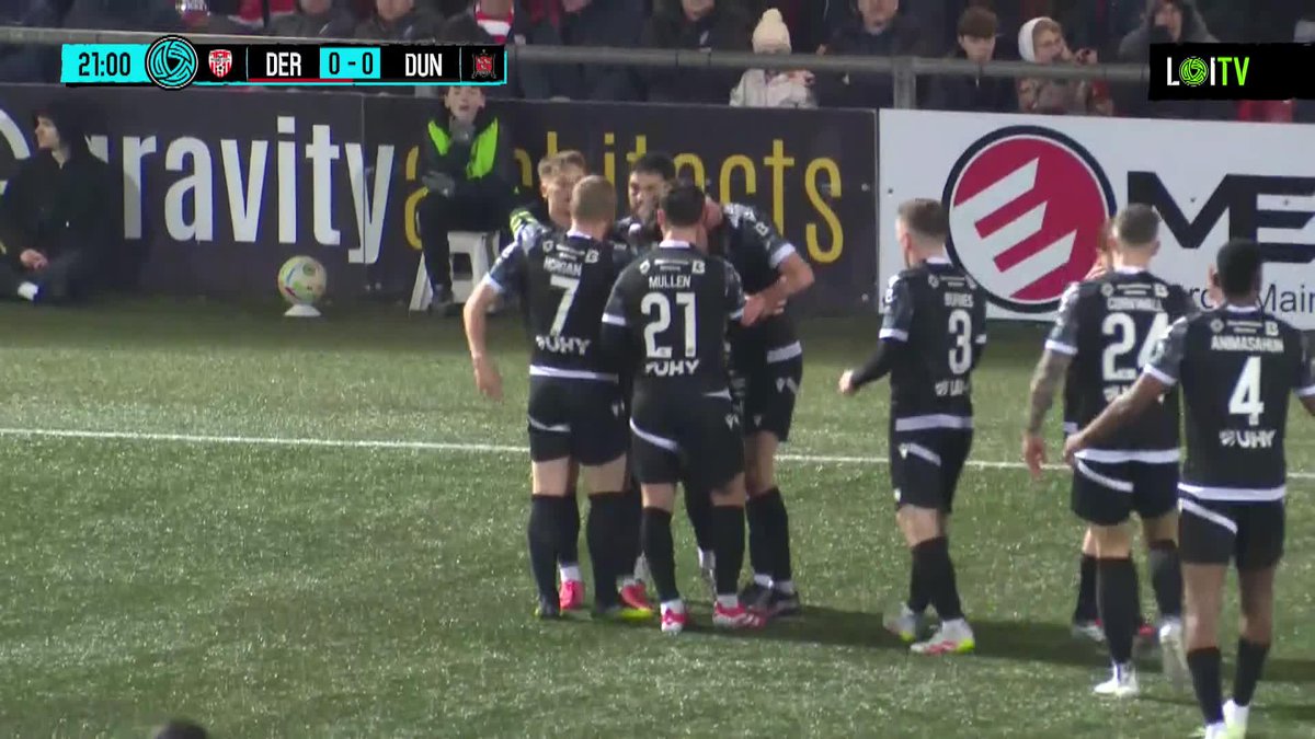 Eoin Kenny's shot from distance finds the back of Shea Callister's net ๐ค
