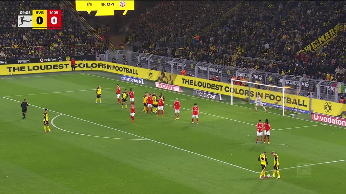 A first half hat trick of assists from Julian Ryerson 🎯🎯🎯 Dortmund are flying against Mainz!