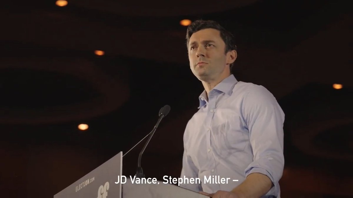 Donald Trump, JD Vance, Stephen Miller — they offer a small, closed, menacing vision of America defined by fear and scarcity and exclusion.