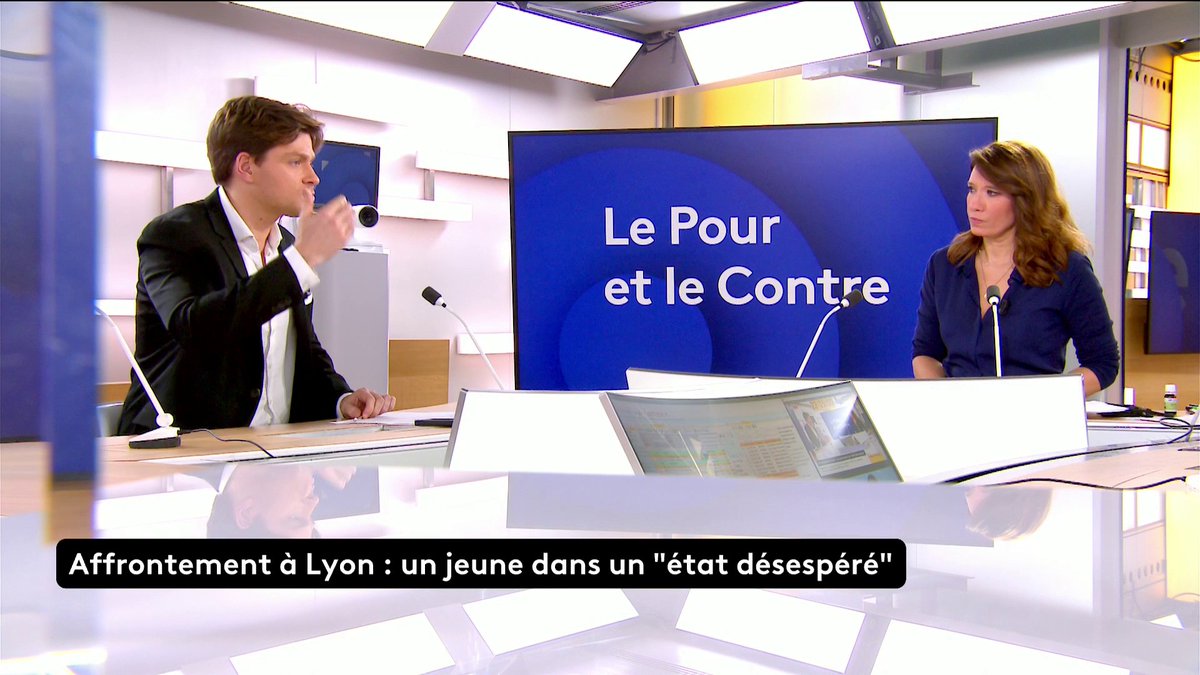 🔴 Affrontement à Lyon : "Il faut enquêter sur d’éventuelles liaisons dangereuses entre La France insoumise et certains groupes militants violents", clame Paul Melun, évoquant l’usage de la violence comme arme politique. #LePourEtLeContre #Canal16