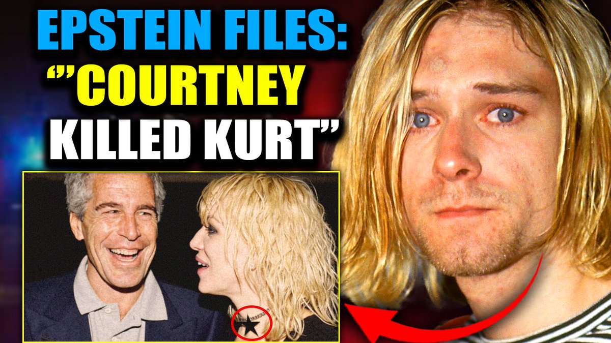 Epstein Files Reveal Courtney Love 'Murdered' Kurt Cobain To Protect Elite Pedophile Ring Bombshell information buried in the DOJ's Epstein files release has blown the Kurt Cobain case wide open, directly implicating Courtney Love in his murder and proving an entire generation was lied to on a cosmic scale.