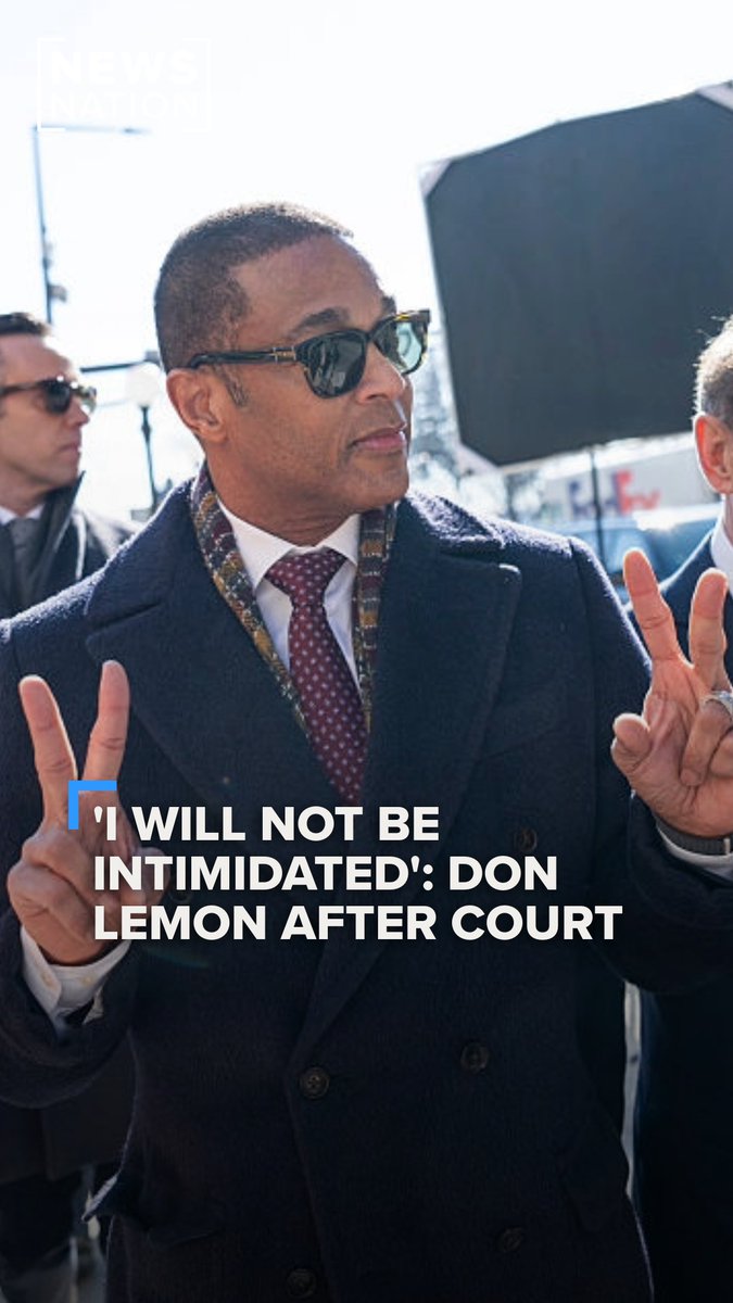 "I will not be intimidated. … I will not be silenced": Independent journalist Don Lemon pleaded not guilty to federal civil rights charges in court Friday. Lemon vowed to fight what he called the "baseless charges" against him stemming from an anti-ICE protest that disrupted a church in Minnesota last month. More: