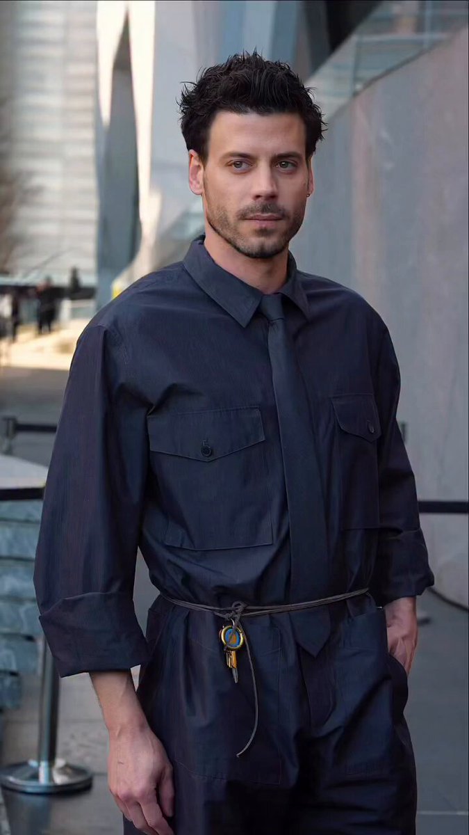 François Arnaud today in New York 🎥 anumphotography via instagram