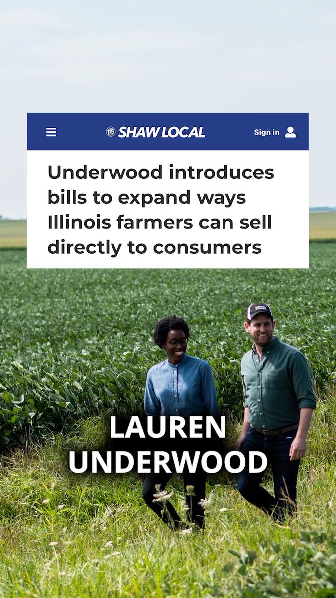 👀 Did you see the news? I introduced two new pieces of legislation! The Farmers to Families Act & New Markets for Farmers and Families Act would expand opportunities for farmers to sell their products and increase our community’s access to healthy, fresh, and local food.