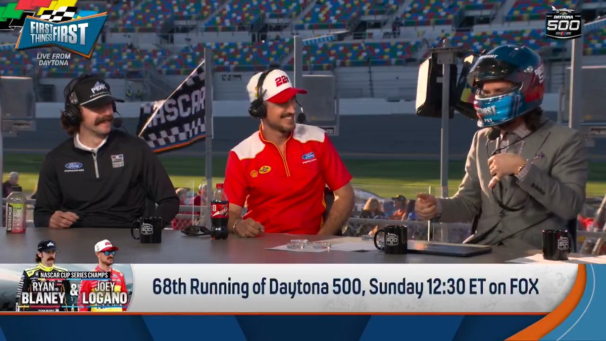 .nick wright was committed to the bit 😅 Ryan Blaney | Joey Logano | Wildes | Chris Broussard