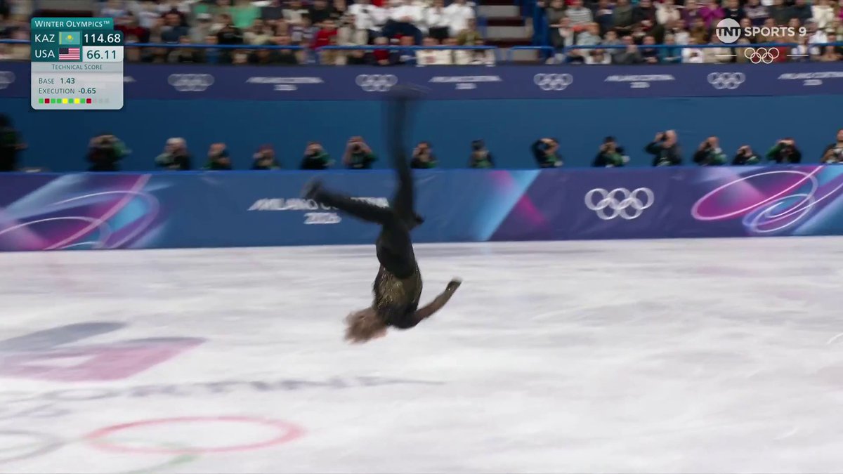 Ilya Malinin with an incredible routine marred by a mistake 😥