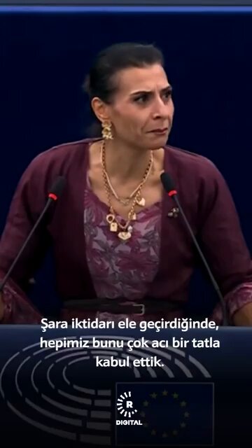 Irak doğumlu İsveçli Avrupa Parlamentosu üyesi Abir Al-Sahlani: “Kürtler, sizi görüyoruz, sizi duyuyoruz. Avrupa Parlamentosu’nda dağlardan daha fazla dostunuz var.”