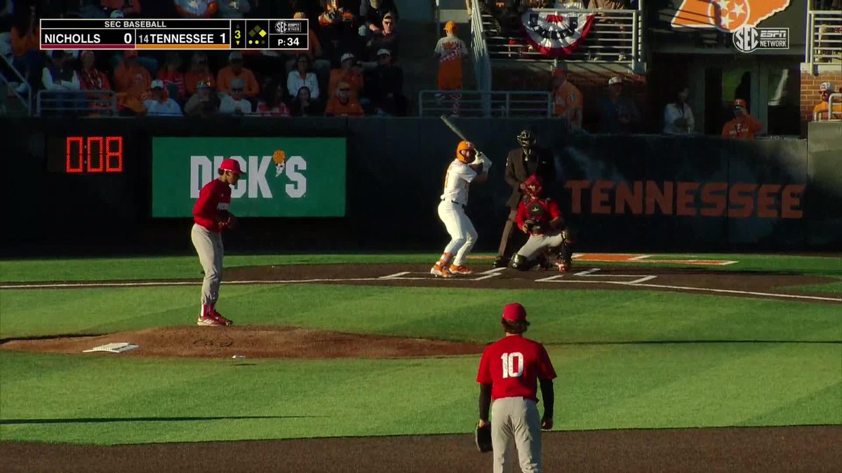 Reese delivers again with an 111 mph rocket off the wall! 📺 #GBO🍊 // #OTH