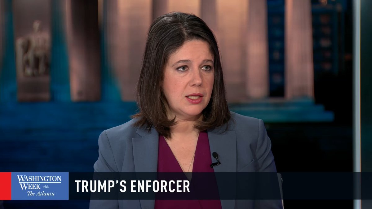 .Ashley Parker:"It is hard to overstate [Stephen Miller's] power inside the Trump second-term White House, in part because his purview is so much broader than just immigration...It includes trade. It includes foreign policy. It includes national security. It includes education."