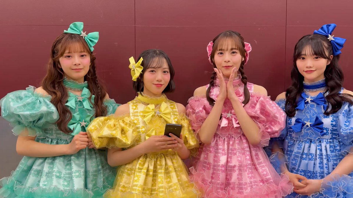 【#もあすた がトレカ開封してみた🌟】 💙#遠藤まりん 💛#笹原なな花 💚#鈴木花梨 🩷#森田あみ の意気込み発表!? #カワラボ4周年おめでとう キャンペーンで 10パック開封チケット無料プレゼント中！ ▶︎ 今日もみんなでカワラボ4周年をお祝いしよう🎊 #カワラボトレカ