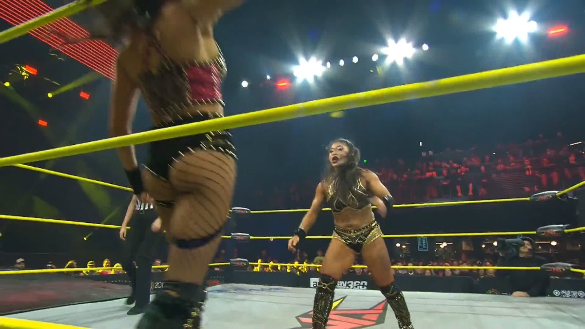 .Arianna Grace may be regretting asking Santino Marella for this match! 雷影 .李 (Léi Yǐng .Lee) Watch #TNANoSurrender on TNA+: Use code NOSURRENDER26 for one FREE month of TNA+: