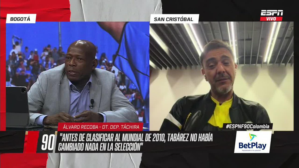 ¡IMPERDIBLE! El mano a mano entre Álvaro Recoba y Faustino Asprilla por aquella POLÉMICA última fecha de Eliminatorias ▶️ No te pierdas #ESPNF90Colombia en el Plan Premium de #DisneyPlus
