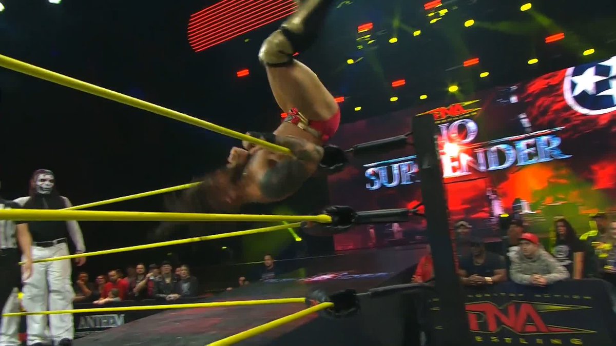 .Jason Hotch sent FLYING by DUTCH! Watch #TNANoSurrender on TNA+: Use code NOSURRENDER26 for one FREE month of TNA+: