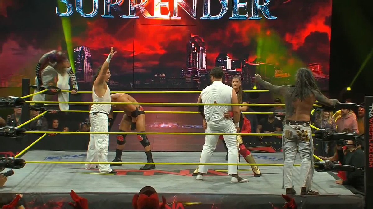 DOUBLE TWIST OF FATE! DOUBLE SWANTON! The Righteous and The Hardys are taking down Order 4 TOGETHER! MATT HARDY #BrotherNero DELETED DUTCH Vincent Watch #TNANoSurrender on TNA+: