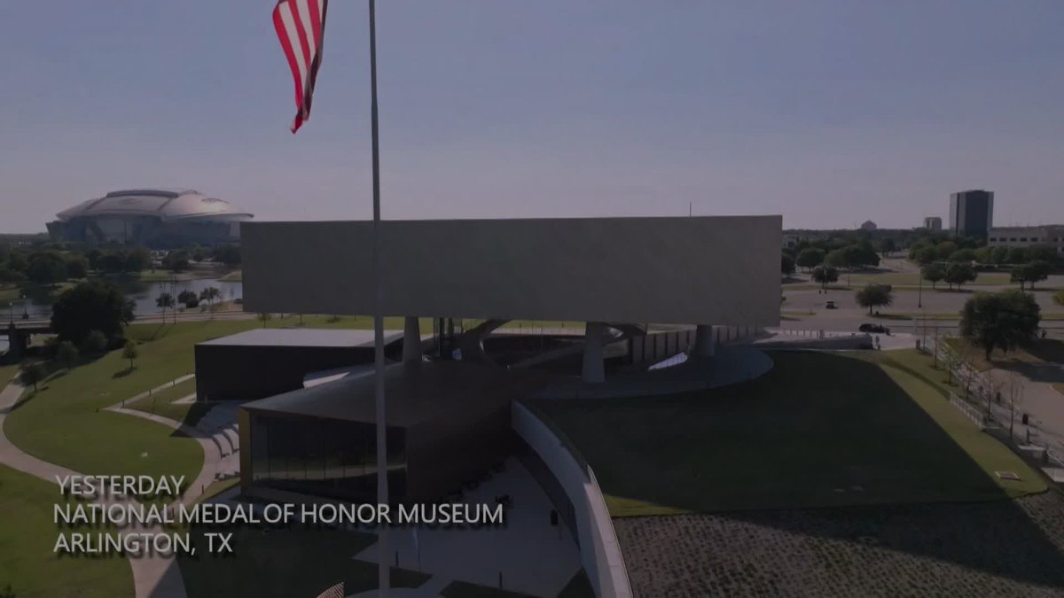 WWE Superstars had the honor of visiting the National Medal of Honor Museum yesterday in Arlington, Texas! 👏