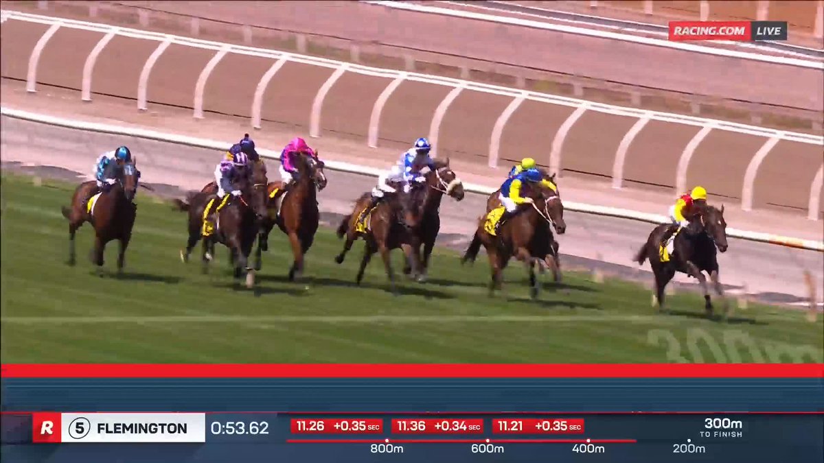 Flemington Race 5 | Ndola Ndola finishes with a withering final furlong to reel in Rue De Royale on the wire 💨 Lindsay Park Racing double up on the program. 📺 Ch. 78/68, Foxtel 529, Kayo or via our app REPLAYS: