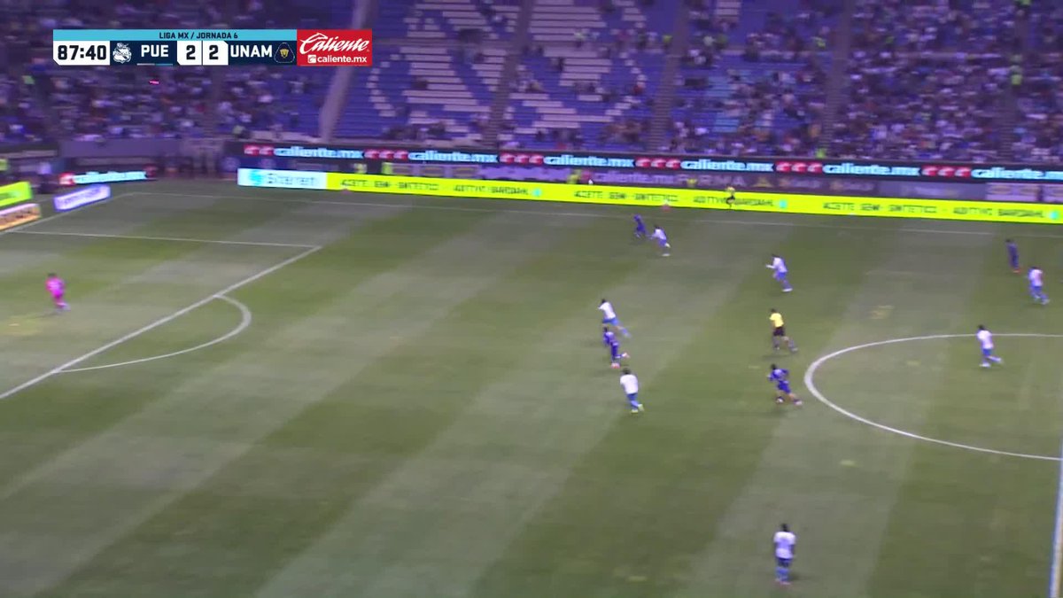 Juninho โXerec4โ marcou o gol da vitรณria do Pumas no jogo contra o Puebla. Ele jรก tem 5 G/A em 7 jogos nessa temporada mexicana.