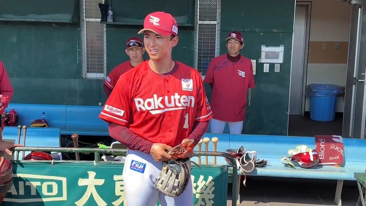 今日の円陣は #宗山塁 選手🗣️ 「相手はセ・リーグのチャンピオン !全員で声をだして、勝ちましょう🔥」 #タイヤはフジスプリングキャンプ2026 #RakutenEagles #強鷲革新