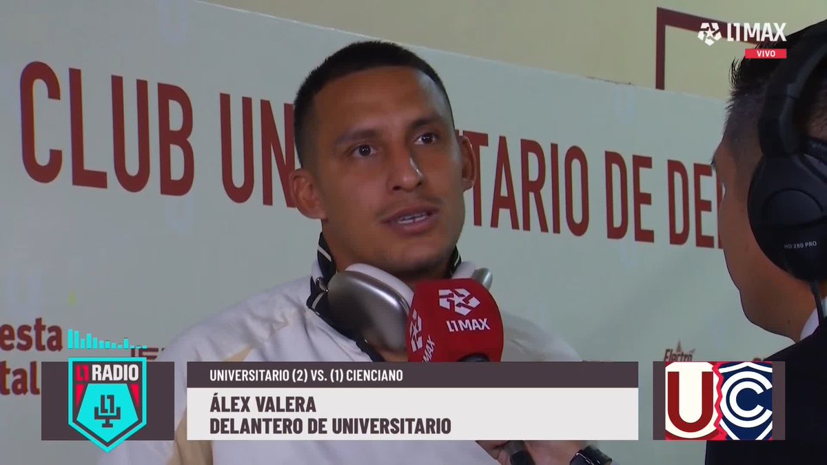 🎙️Alex Valera: “MI META ES LLEGAR A LOS 100 GOLES CON LA U". "Me cuido bastante y doy lo mejor de mí porque la U me ha dado todo" #L1Radio #Universitario 📺 Conoce cómo ver L1MAX en vivo 👉