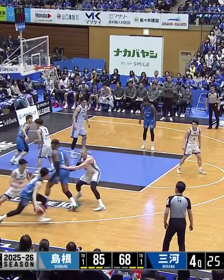 いきなり魅せる✨✨💘 #金山颯 📡配信中🏀 #島根スサノオマジック