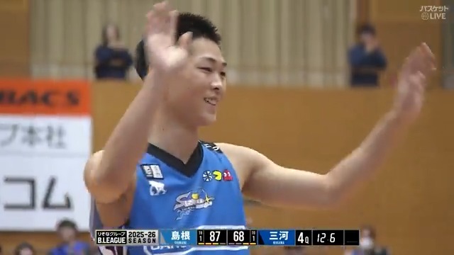 特別指定 #金山颯 初出場＆初得点🎉 地元松江市出身の期待の18歳❤️‍🔥 スクリーンから華麗なシュートを沈め鮮烈なデビューを飾る✨✨ #島根スサノオマジック 🆚 #シーホース三河 🏀りそなグループ #Bリーグ🏀 B1第23節｜GAME1 #バスケットLIVE ライブ/見逃し配信中📡 B.LEAGUE（Bリーグ） 島根スサノオマジック
