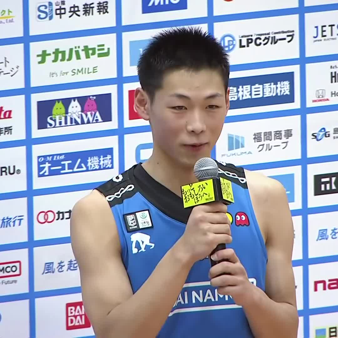 「島根の2番は自分だと言ってもらえるように」 今節デビューを果たした"島根の未来"が熱い決意を語る🎙️ 島根#2 金山 颯（PG｜179cm｜尽誠学園高校3年） 島根スサノオマジック #Bリーグ #りそなグループ